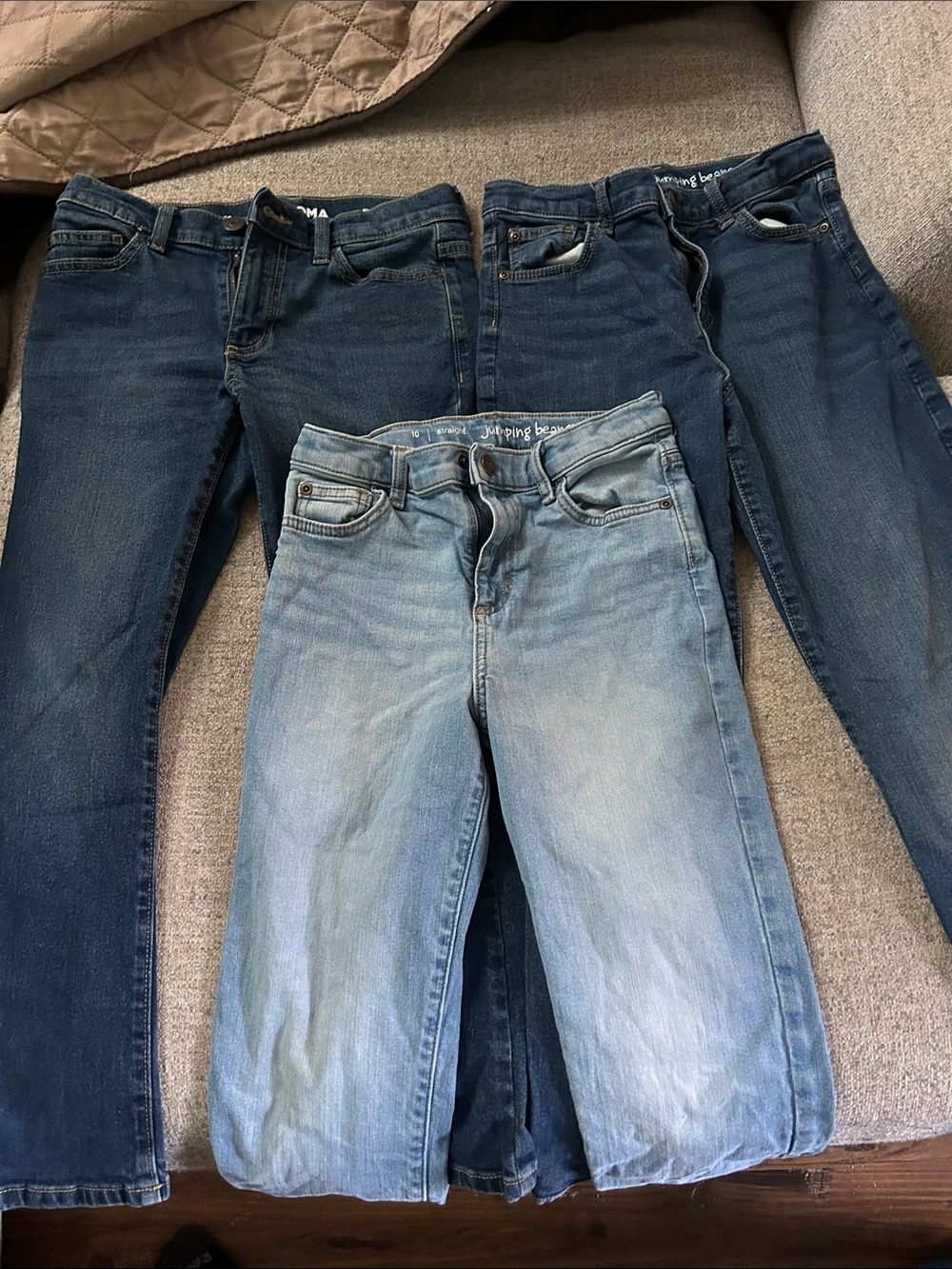 Boys Classic Blue Denim Jeans - Light & Dark Wash Options